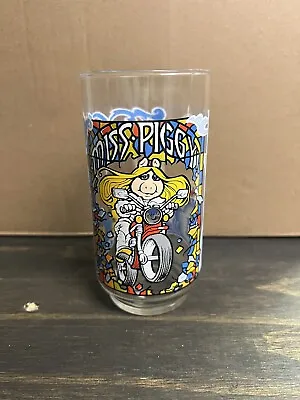 Vintage Miss Piggy The Great Muppet Caper McDonalds Collector's Glass 1981 • $7.99