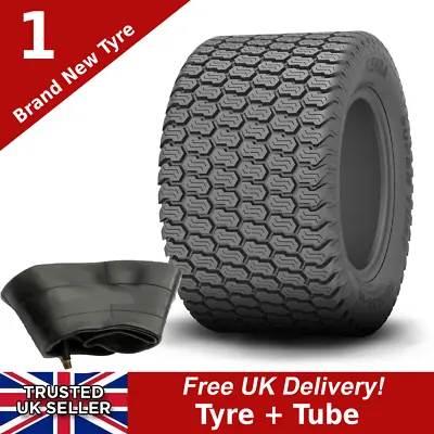 20x10.00-10 4 Ply Tyre + Tube Lawn Mower / Golf Buggy / Tractor / Turf 20x10 10 • £64.99