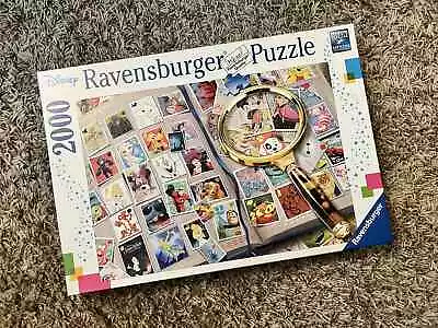 Ravensburger “Disney Stamp Album” 2000 Piece Jigsaw Puzzle #167067 Pre-Owned • $9