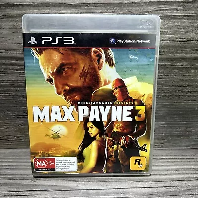 Max Payne 3 PS3 2012 PlayStation 3 Game Complete With Manual PAL Action Shooter • $21.95