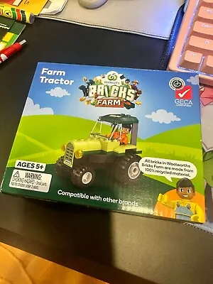 $25 • Buy Woolworths Bricks Farm  Farm Tractor  Compatible With Lego, Brand New In Box..