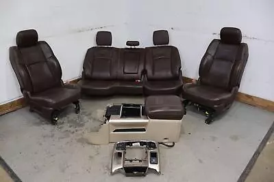 13-18 Ram 4th Gen Laramie Longhorn Leather Seat & Console Kit (Front/Rear) • $2150