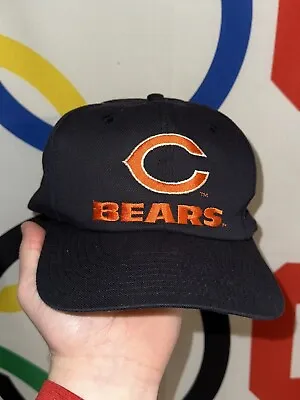 Vintage Starter Chicago Bears Hat Cap Adjustable One Size Snapback 90s Football • $19.97