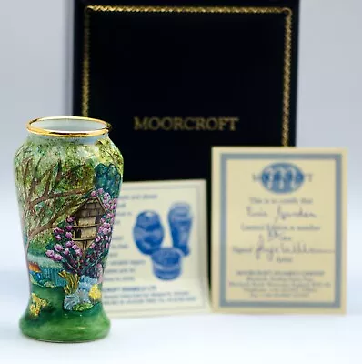 MOORCROFT ENAMEL  ~Eve's Garden Ltd Edition 23/100~ By Rachel Bishop • $341.86