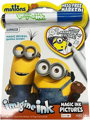 Minions Imagine Ink Coloring And Activity Book Value Size • $7.99