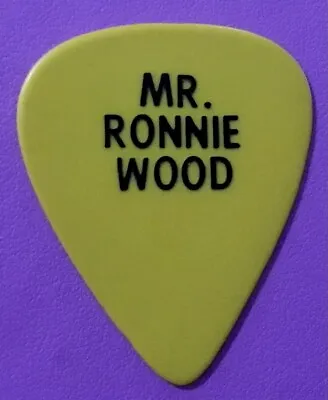  *•.*•. ROLLING STONES ~ MR. RONNIE WOOD RARE Guitar Pick VOODOO LOUNGE .•* .•* • $276