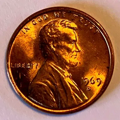 $2.59 • Buy 1969 S Lincoln Memorial Penny - UNC - Beautiful Red Tone. Combined Shipping.