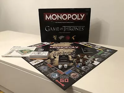 Game Of Thrones Monopoly Game Of Thrones Collectors Edition Board Game Complete • £9.99