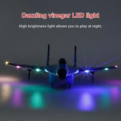 RC Plane RC Model Jet Fighter Remote Control Aircraft Airplane Toy7 7AT U6L3 • $33.19