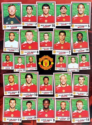 Manchester United PORTRAITS 2004 Vintage 25x35 POSTER - Cristiano Ronaldo ++++ • $26.99