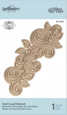 $19.45 • Buy Spellbinders Dies DLites Swirl Leaf Branch S2-296