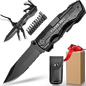 Gifts For Boyfriend Husband Him Multitool Knife“I LOVE YOU” GIFTS FOR HIM • $33.65