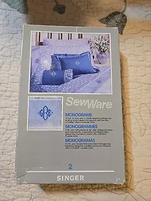 Singer SewWare 2 Monograms Cartridge 1984 Vintage Sewing Software • $7.50