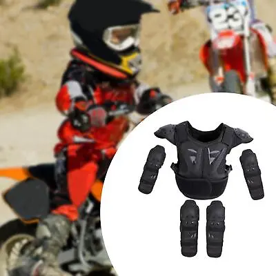 Kids Motorcycle Full Body Armor Suit Motorbike Motocross Dirt Bike Gear • $77.90