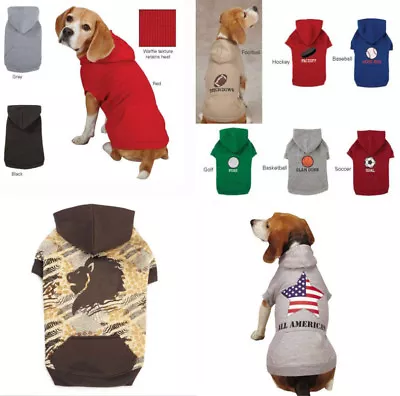 CLOSEOUT Dog Hoodie Pet Hoodie Sweatshirt Sweater Winter Sports • $9.99