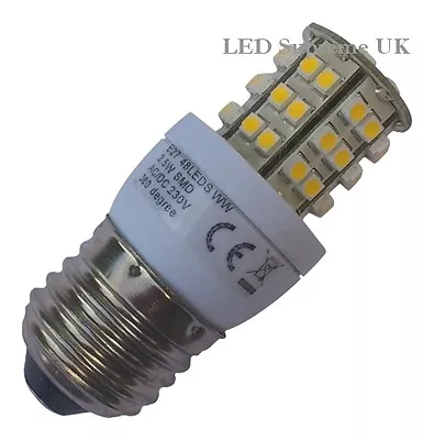 E27 ES 48 SMD LED 240LM 3W White Bulb ~45W • £5.45