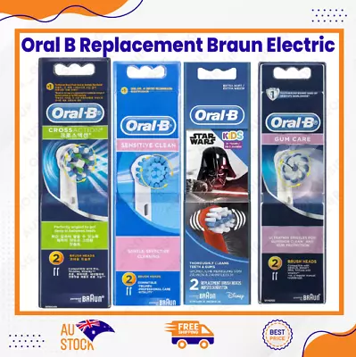 Genuine Oral B Replacement Braun Electric Toothbrush Heads Brush Head Refills • $15.99