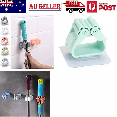 Umbrella Stand Holder Mop Hanger Wall Mounted Storage Rack Kitchen Bathroom Hook • $10.79