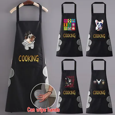 Unisex Adult Apron Men's Ladies Cooking Baking Kitchen BBQ Catering Chef Plain • £5.49