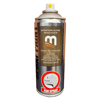 Monster Premiere Wood Stain 400ml Aerosol Available In 10 Colours Easy Spray On  • £12.99