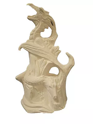 Driftwood Dragon 11  Ceramic Bisque Ready To Paint • $42.54