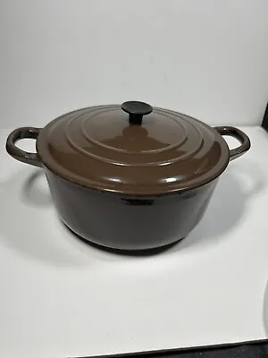 Le Creuset Vintage Brown Casserole Dish Size C 20cm Tv Film Prop • £29.99