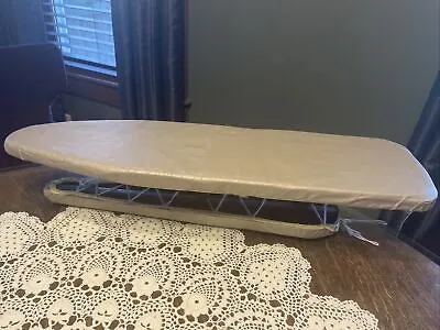 Vintage Folding Tabletop Ironing Board Padded Original Covers • $38