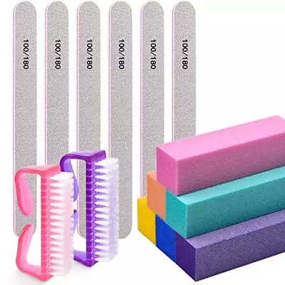 Nail Files And Buffers  Nail Care Kit For Natural And Acrylic Long Shape • $12.13