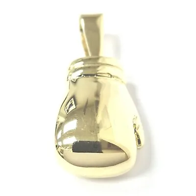 9ct Gold Boxing Glove Pendant Solid 32.7mm Long Hallmarked 33.4g • £1495
