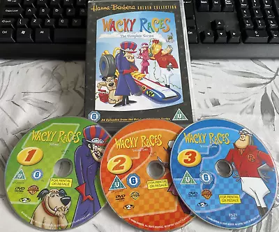 * WACKY RACES - The Complete Series * 34 Episodes  680 Min  Hanna-Barbera DVD EX • £7.99