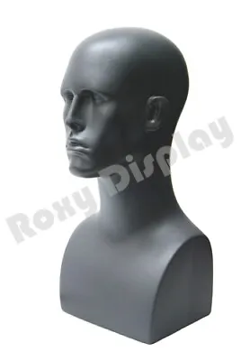 2PCS Male Fiberglass Mannequin Head Bust Wig Hat Jewelry Display #PS-EraG X2 • $67