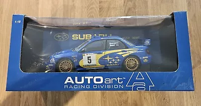 Autoart Subaru Impreza Rally Car Richard Burns And Robert Reid 1/18 Frog Eye. • $85.90