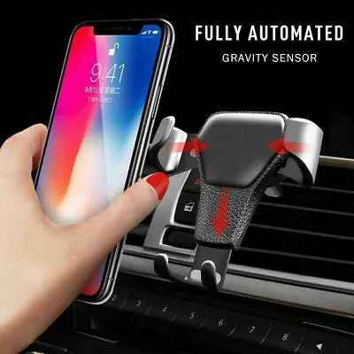 £4.99 • Buy Universal Mobile Phone Car Holder Air Vent Gravity Design Mount Cradle Stand UK