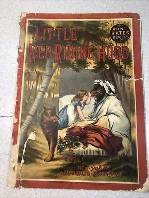 1884 Little Red Riding Hood McLoughlin Bros. Aunt Kate's Series • $26.99