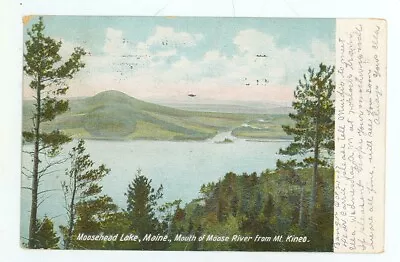 Moosehead Lake Maine Mouth Of Moose River From Mt. Kineo (MmiscME101 • $3.99