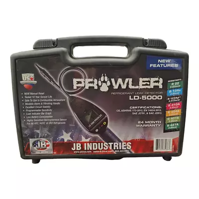 JB Industries LD-5000 Prowler Electrochemical Refrigerant Leak Detector W/ Case • $400