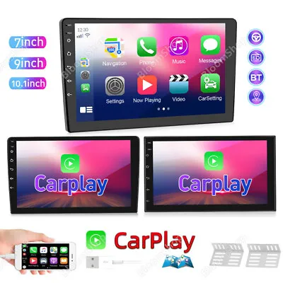 7/9/10  CarPlay Android Auto Car Stereo Android 13 Touchscreen GPS Navi BT 4+64G • $56.24