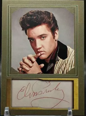 Elvis Presley / Autograph Card / Blue Christmas & Novelty Bill / Stamp / Mint! • $0.01