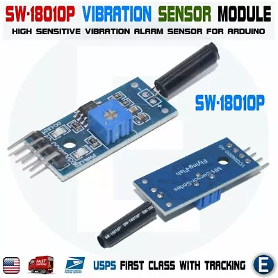 High Sensitive Vibration Switch Sensor Module SW-18010P Alarm Sensor For Arduino • $1.74