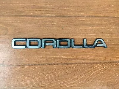 Toyota Corolla AE90 AE92  COROLLA  Rear Trunk Emblem Badge OEM JDM 1988-1992 • $48.94