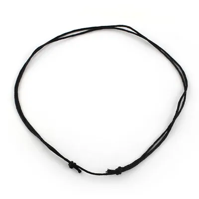 Adjustable Wax Cotton Slide Cord Necklace 1.5mm UK • £2.19