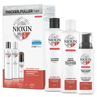 Nioxin System 4 Colored Hair & Progressed Thinning Trial Kit 150/150/40ml • $63.65
