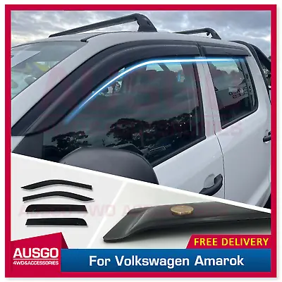 AUSGO Luxury Weather Shields For Volkswagen Amarok 2H 2009-2022 Weathershields • $65.31