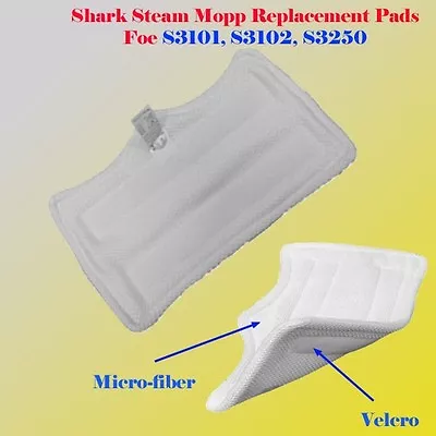 Shark Euro Pro Steam Mop Pads Replacement S3101 S3102 S3250 3101 3250 New • $13.22