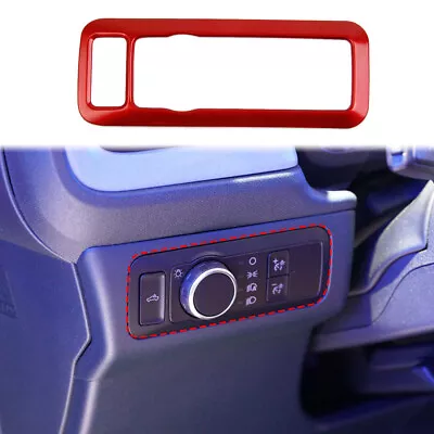 Matte Red Headlight Switch Button Panel Cover Trim For Ford Maverick For Mustang • $19.99