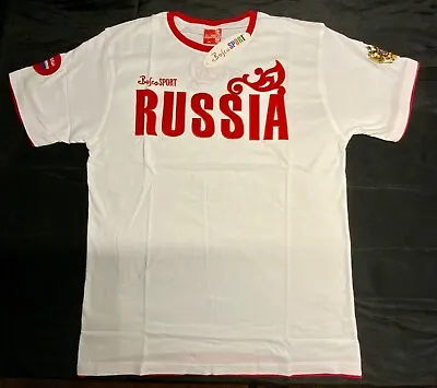Bosco Sport  RUSSIA  OLYMPIC TEAM SOCHI Collection Mens T-Shirt (Big-Size) • $21.49