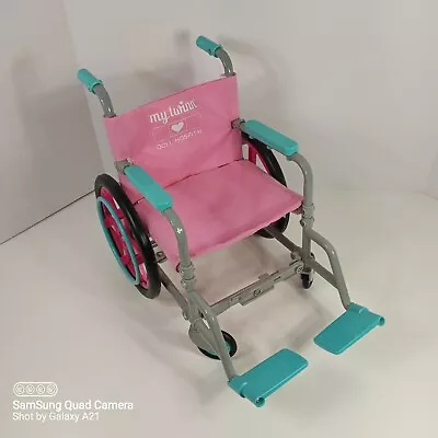 Rare Accessory Only My Twinn Doll Hospital Pink & Blue Wheelchair For 18  Dolls • $40