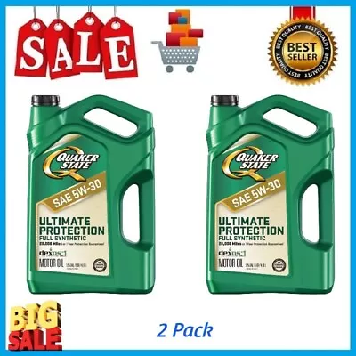 Quaker State Ultimate Protection Full Synthetic 5W-30 Motor Oil 5 Quart • $42.20