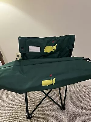 New 2024 Augusta Masters Golf Tournament Folding Chair With Bag Never Used • $139.99