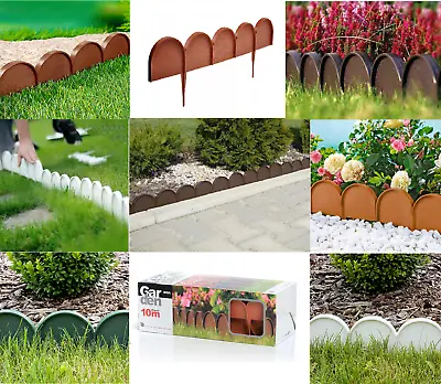 £22.95 • Buy Garden Palisade 20x Flexible Fences Border Lawn Patio Greenhouse Fences 10m